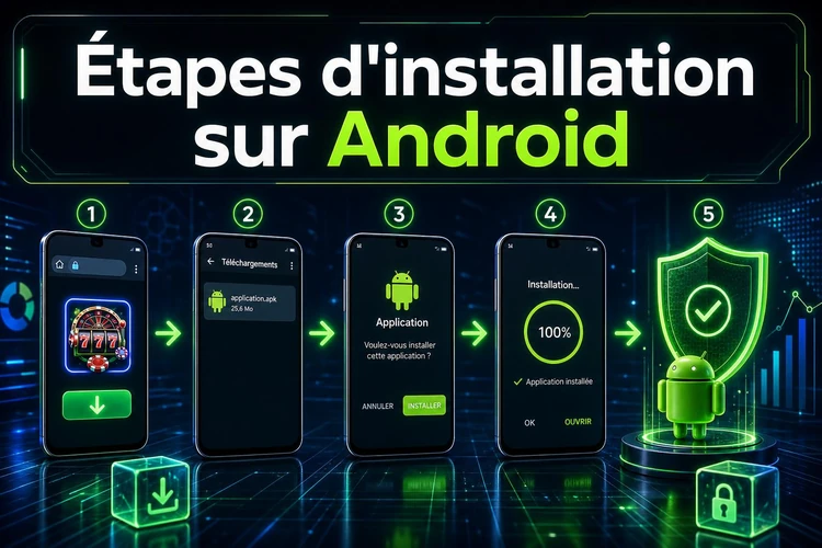 Étapes d'installation sur Android