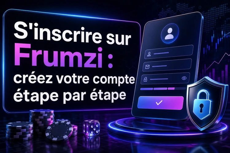 S'inscrire sur Frumzi: créez votre compte étape par étape