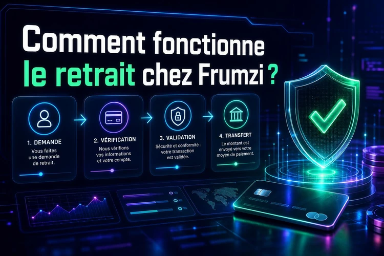 Comment fonctionne le retrait chez Frumzi?